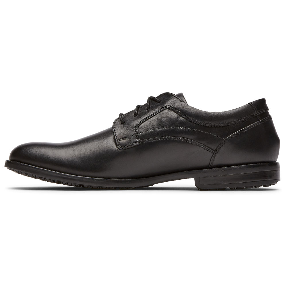 Rockport Oxfords For Mens Black - Mykel Plain Toe - DB2786135